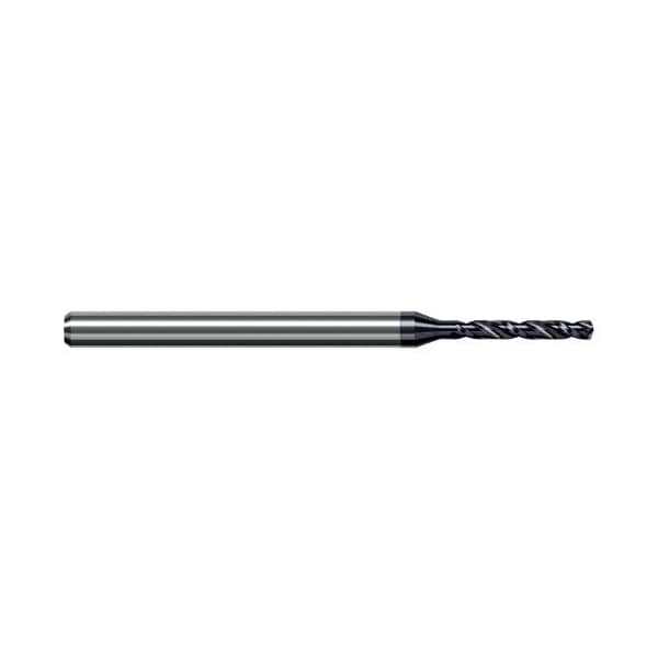 .9mm Drill dia. x 0.2400 in. Carbide HP Drill for Hardened Steels, 2 Flutes, AlTiN Nano Coated